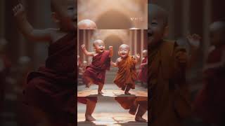 very cute baby monk song Naina ke teer vira shorts ytshorts factsfinding trending