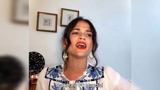 Video thumbnail of "Natalia Jiménez cantando “Cielo Rojo” “La Llorona” y “Costumbres” con su guitarra"