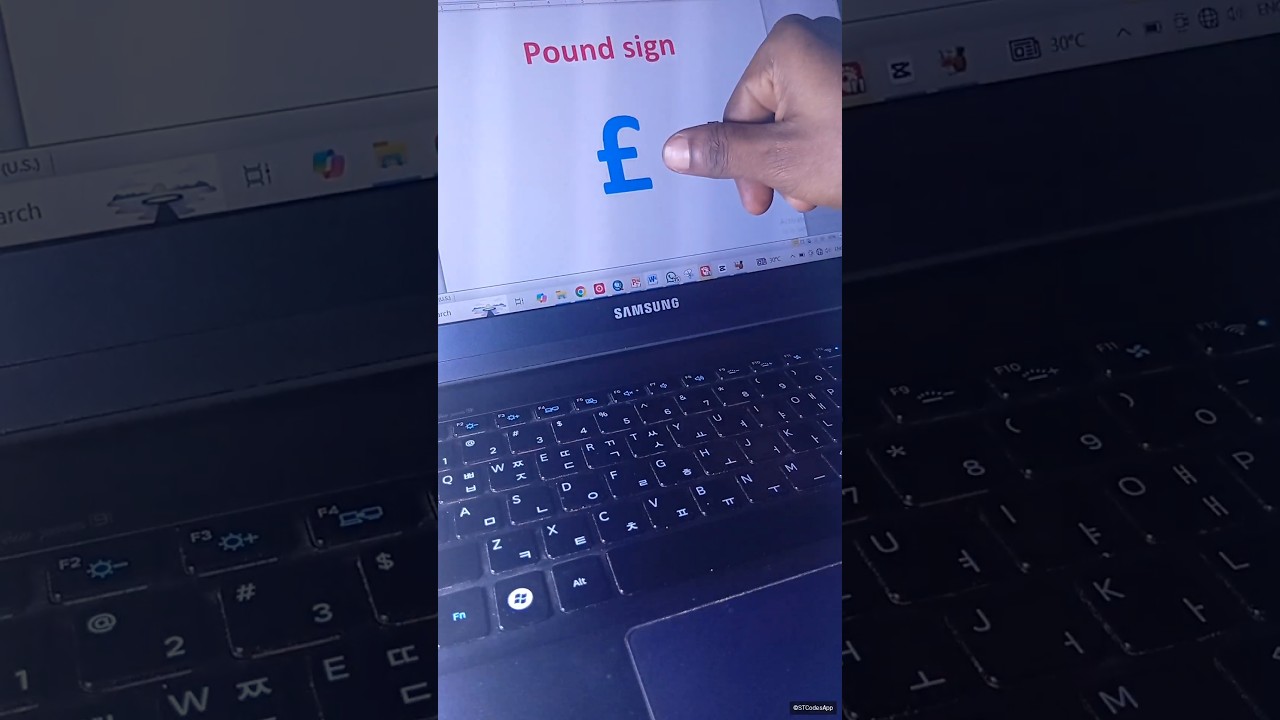 Pound symbol shortcut 
