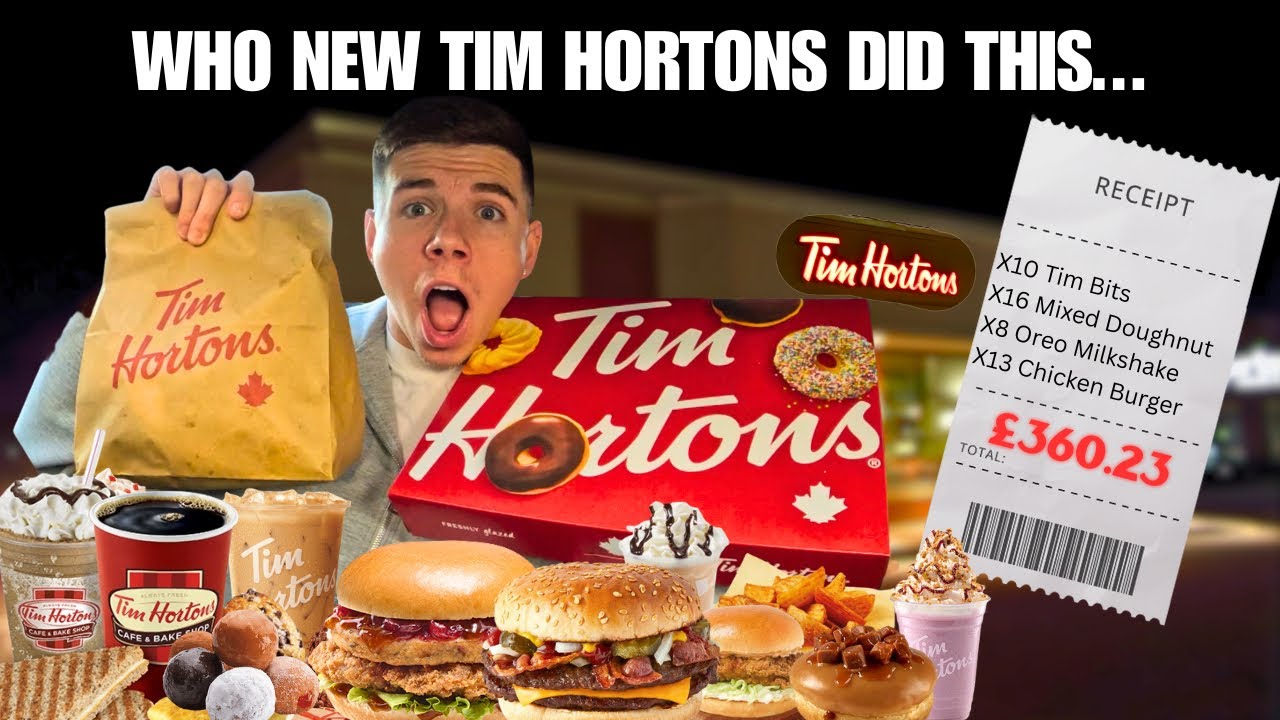 Я пошел в Tim Hortons и заказал то же, что и люди передо мной...