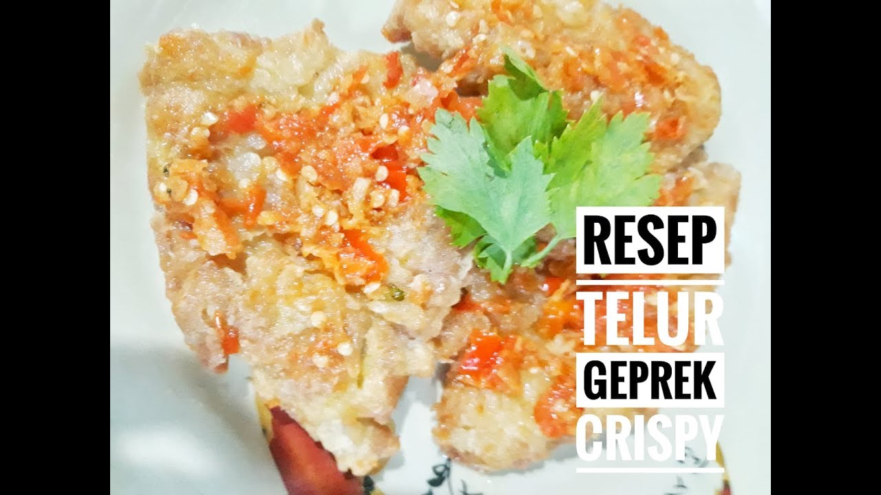 RESEP TELUR GEPREK CRISPY YouTube