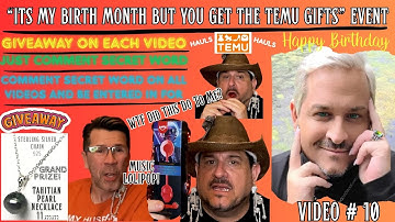 VIDEO #10 TEMU & CADEAUS! Het is mijn GEBOORTEMAND, maar jij krijgt de CADEAUS! Welkom en GIGGLE ...