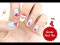 3 Easy Christmas Nail Art Design | Santa Nail Art | Easy Nail Art Designs for Christmas