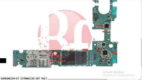 SAMSUNG C7 SM 7000 In Out Voltes Power Shot Problem Hardware Solution