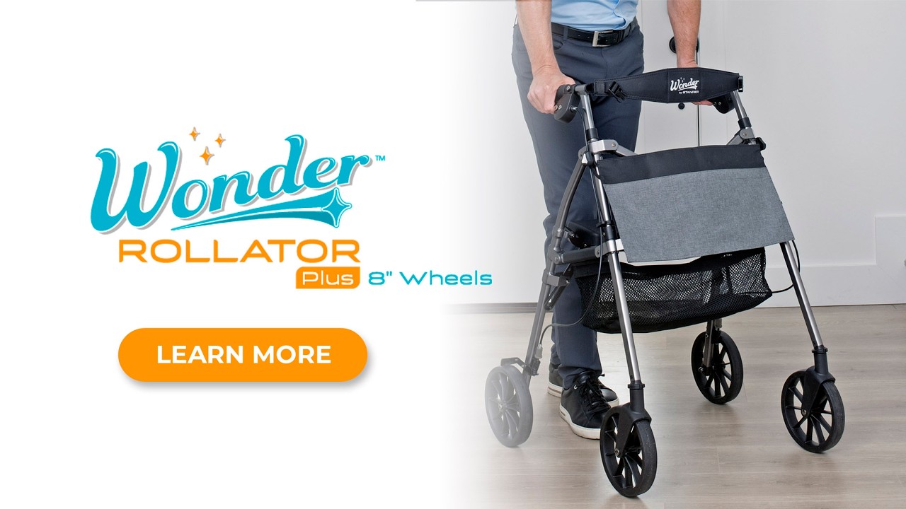 4395 Wonder Rollator Plus with 8