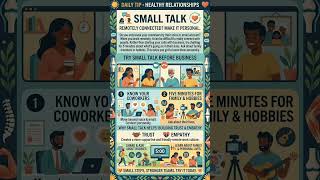 FEEL INSTANTLY GOOD BY SMALL TALK WITH COWORKERS #feelgood #smalltalk #connect #healing #coworkers