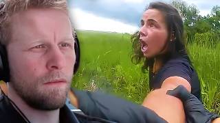 Officer Doesn't Know She's Holding a Butcher Knife - Quin Reacts