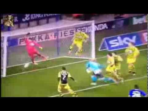 Amazing Goal by Keeper Kasper Schmeichel Leicester vs Yeovil