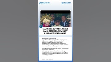 Makna Lagu Tabola Bale yang Berhasil Membuat Prabowo dan Istana Negara Bergoyang
