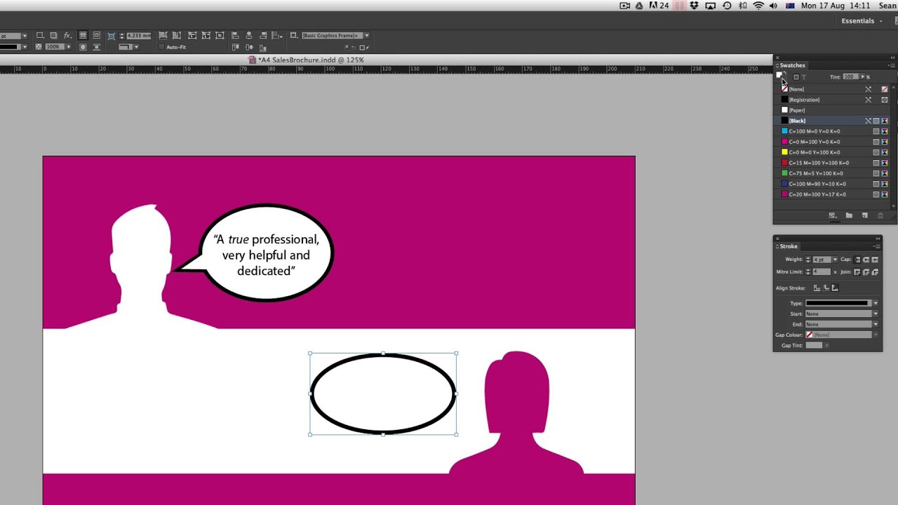 how to make speech bubbles in indesign