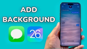 iOS 26: How To Add Background To Messages