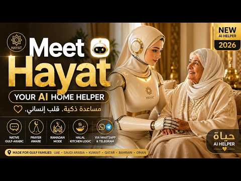 Meet Hayat — AI Domestic Helper Robot for Gulf Families