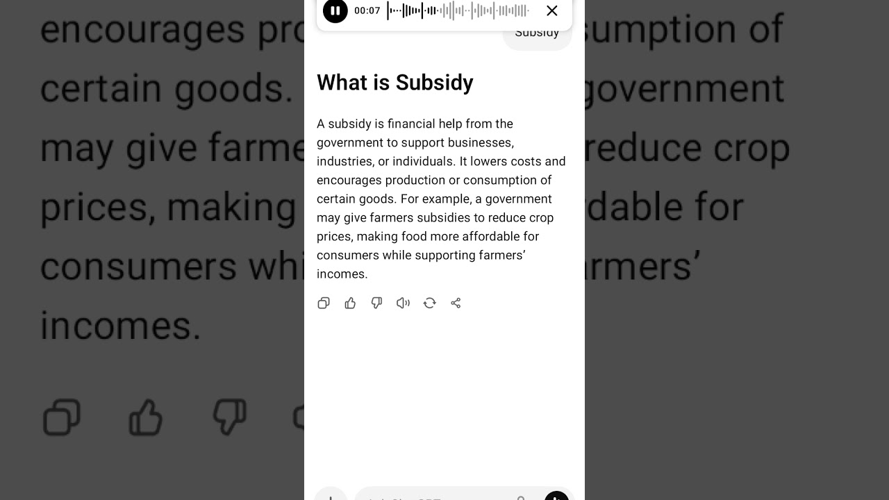 Что такое субсидия?