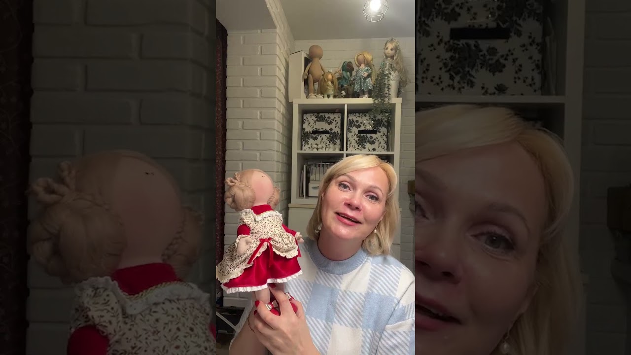 МАСТЕР КЛАСС по прическе для куклы из шерсти для валяния