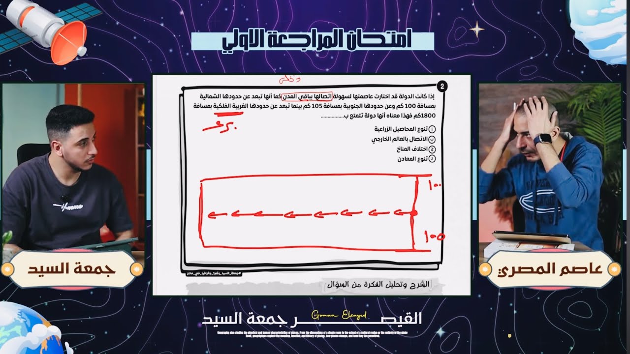 حل الإمتحان التجريبي الأول في المراجعة النهائية  I اسئلة متوقعة في امتحان2025 📚✋🏽@MrAsemElMasry