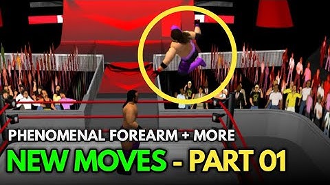 WR3D New Moves (Part-1) - WR3D 2K20 Mod by Mangal & MT