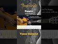 HAPPIER - Olivia Rodrigo - Fingerstyle Guitar Tutorial TAB + Chords + Lyrics