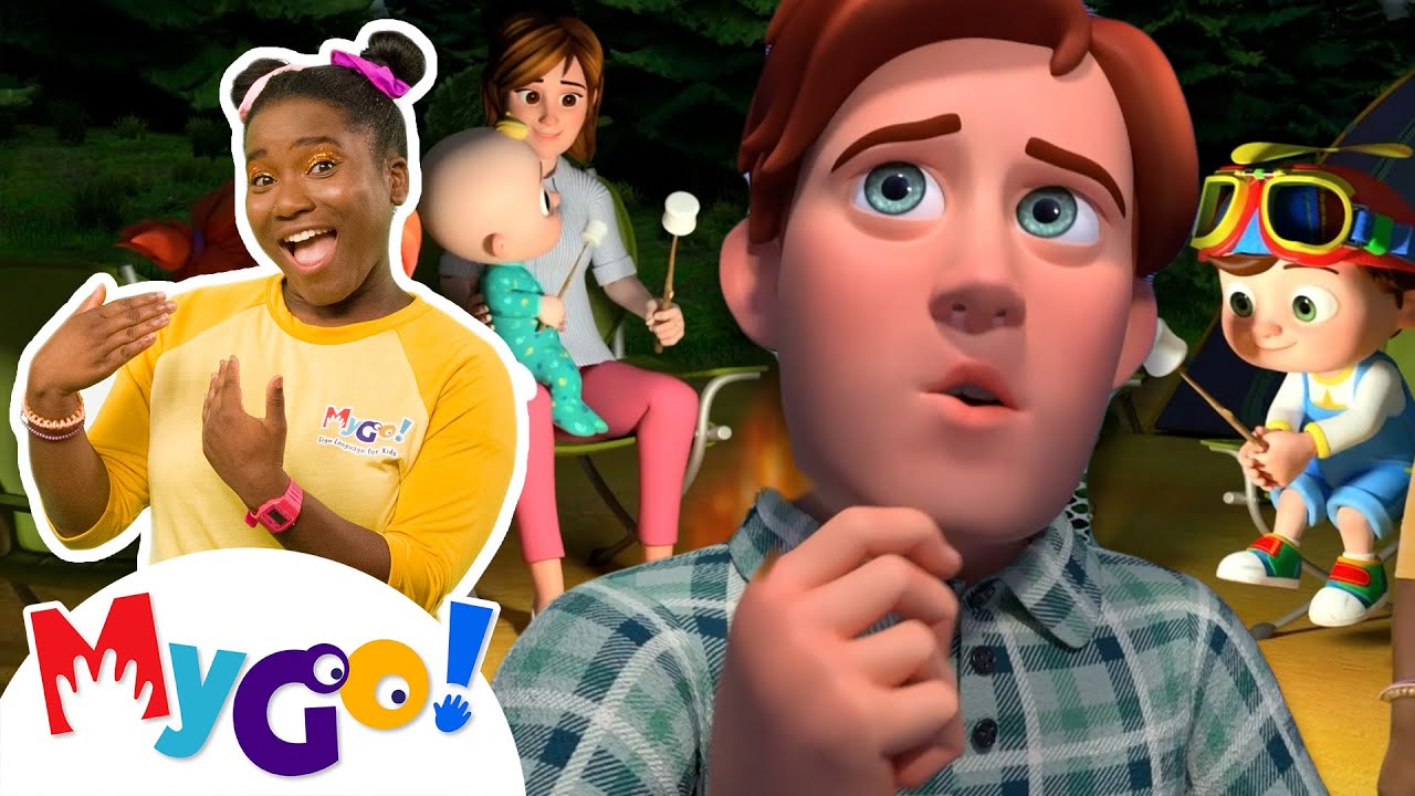 Rain Rain Go Away Nursery Rhymes & Kids Songs MyGo! Sign Language For Kids YouTube