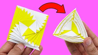 SÜPER EĞLENCELİ! (Kağıttan Dönen Antistress Oyuncağı) Easy Paper Toys / DIY Antistress Transformer