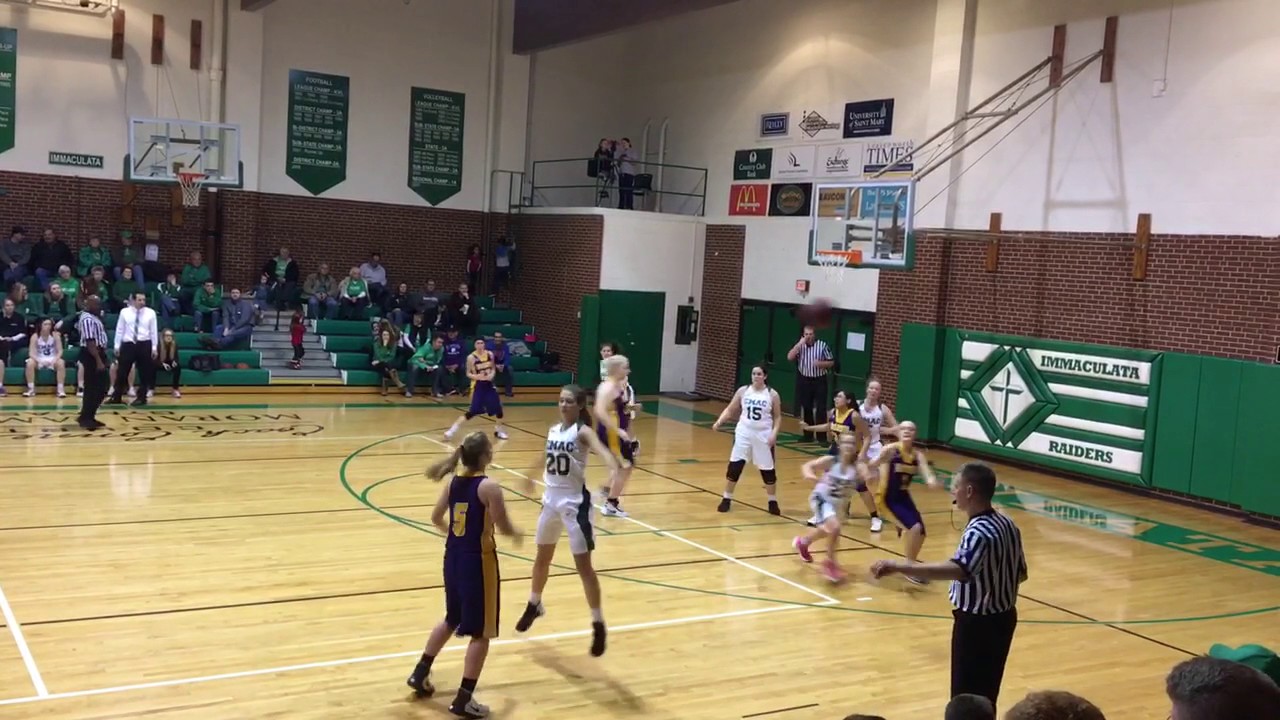 2017 IMAC Girls Basketball vs McLouth part 4 YouTube