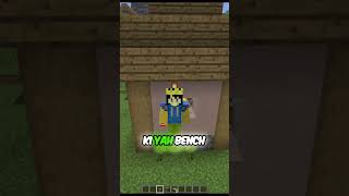 Drip Leaf Bench in Minecraft !?😲