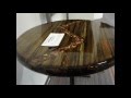 Reclaimed Lumber, Copper, and Steel Side table