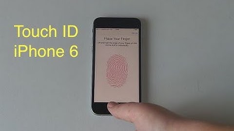iPhone 6 Touch ID Setup & Demo