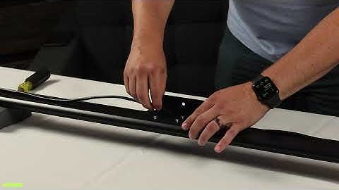 Shure MXA710 Desktop Mounting Accessory Installation