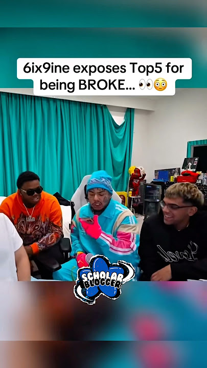 6ix9ine Exposes Top5 For Being Broke 😂 #shorts #viral #trending