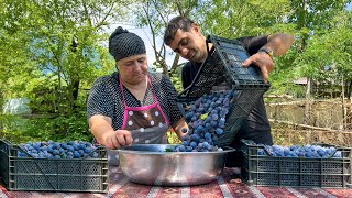 MAKING BLACKTHORN JAM, COMPOTE, PICKLE | COOKING A BEYOND COMPARE DISH