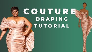 Couture Draping Tutorial: How to Make a Structured Ruffle