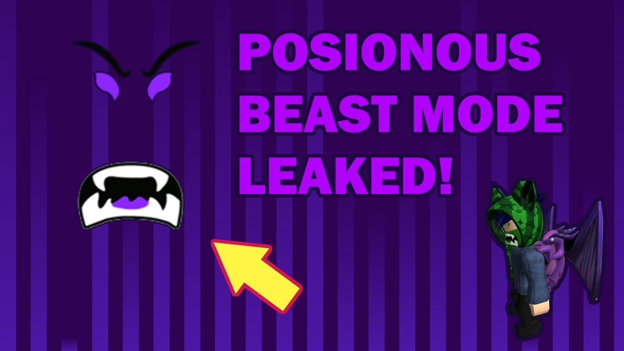 New Beast Mode Poisonous Beast Mode Save Up Your Robux Again By Ruutu - 8 bit bandana roblox code roblox gg robux no verification