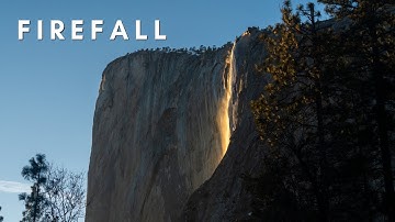 Firefall in Yosemite National Park (Full Unedited 1 Hour Experience in 4K)