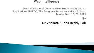 #iFuzzy2015 #Fuzzy #DataMining  and  Web Intelligence
