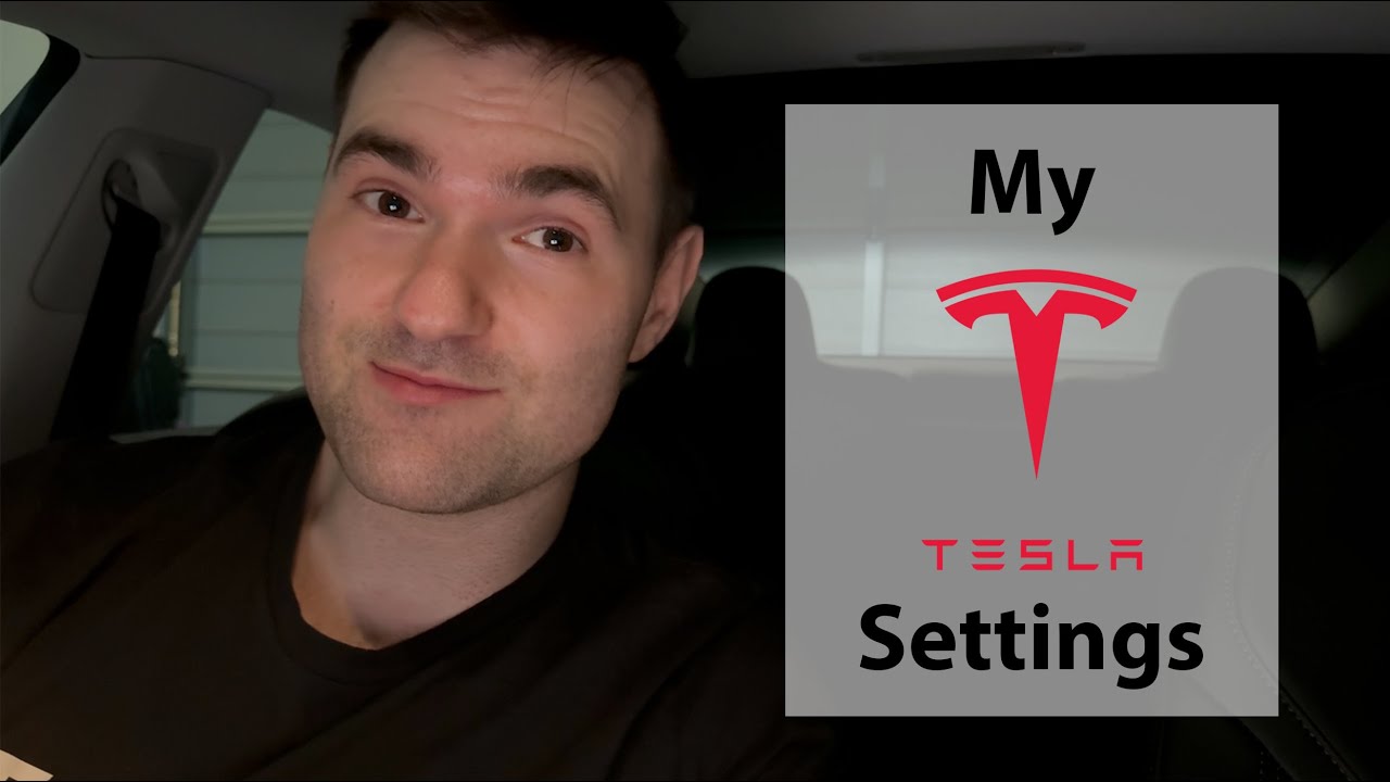 My 2023 Tesla Model 3 Settings - YouTube