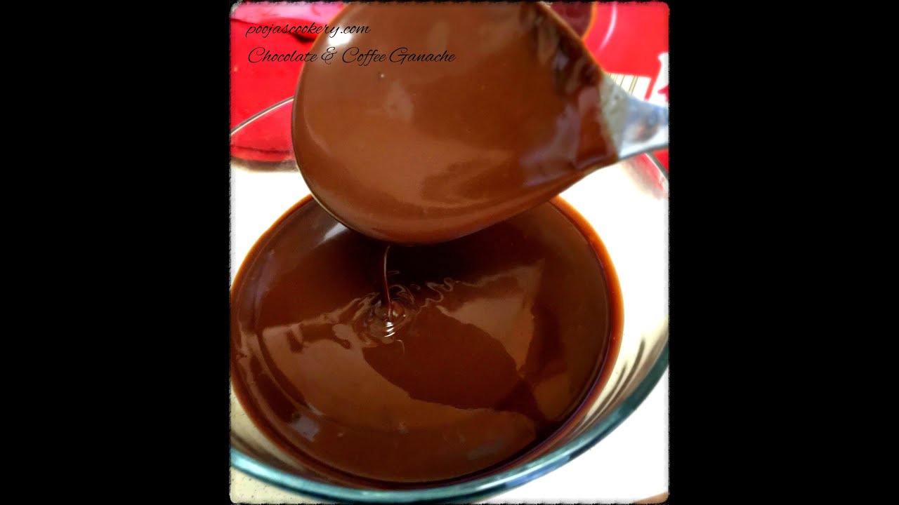 Chocolate And Coffee Ganache Youtube