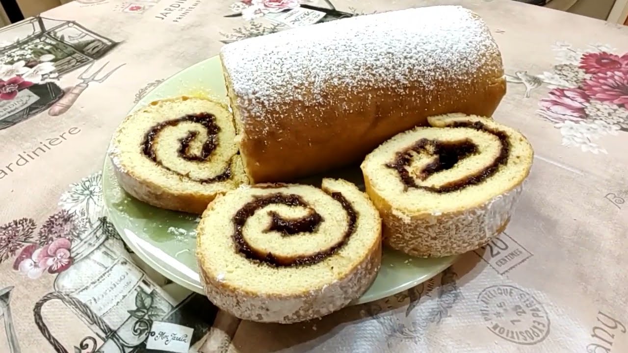 Бабушкин рулет Пенка с черносливовым вареньем