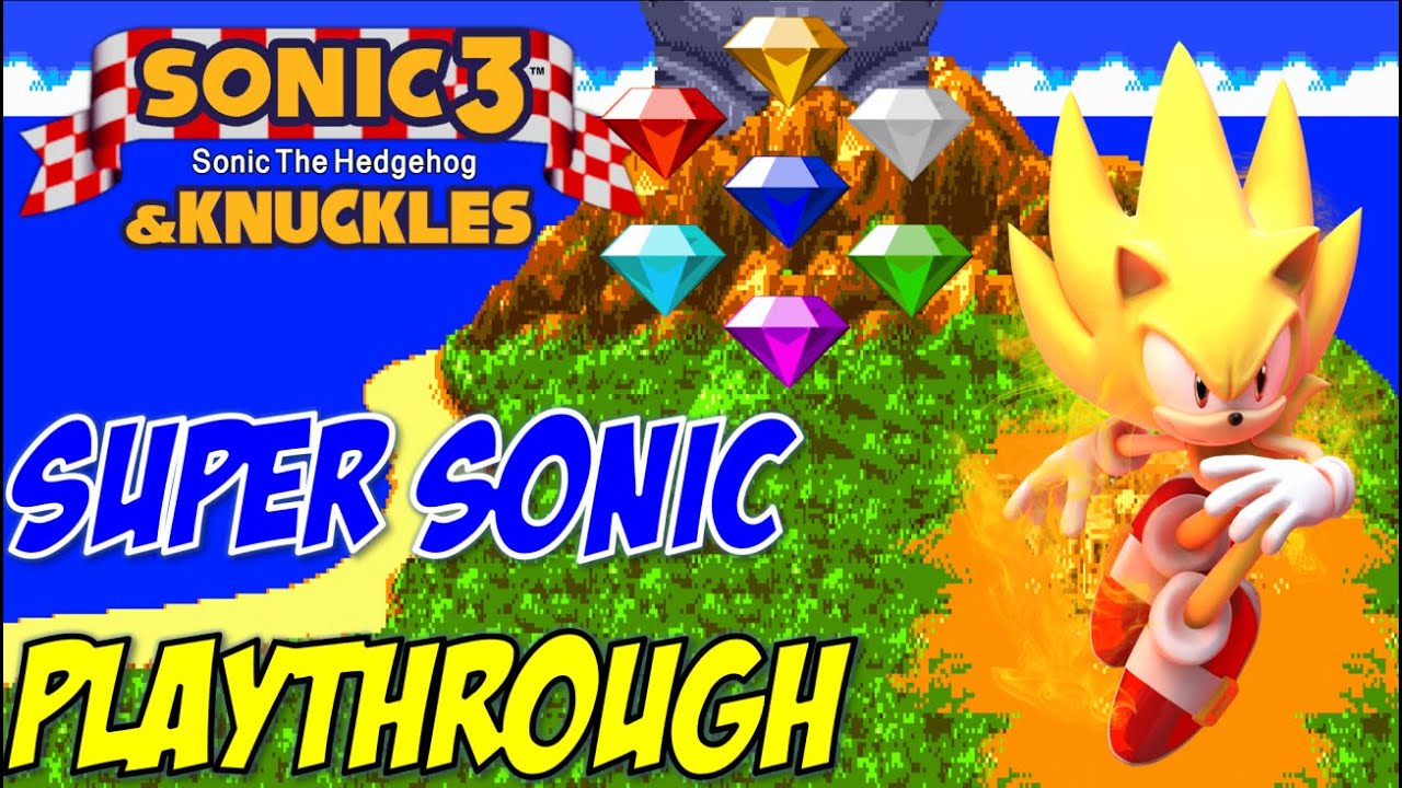 Sonic the Hedgehog 3 & Knuckles Longplay - Sonic [All Chaos Emeralds ...