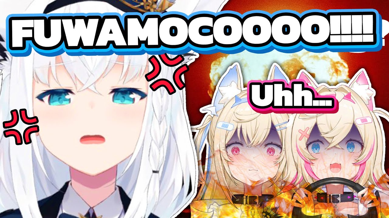 FUWAMOCO upgraded from crazy ambulance to crazy helicopter, got scolded by Fubuki