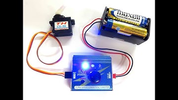 BANGGOOD EK2-0907 Updated Servo Tester Server Electronic Speed Controller