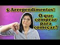 5 Arrependimentos de compra | O que comprar para começar no artesanato?