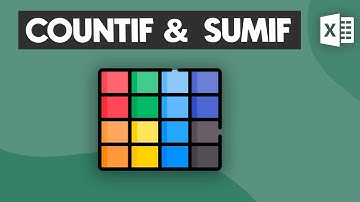 COUNTIF & SUMIF Based on Cell Color - Easy Formula!