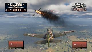 P-36G War Thunder CAS Ground Realistic Walkthrough