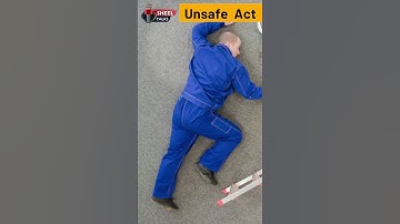 Unsafe Act- Ladder Safety  #safetyfirst #laddersafety #viralvideo