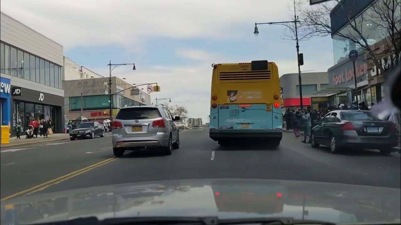 NYC Drive Fordham Road and University Heights Bridge in a Crown