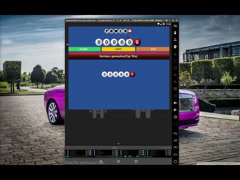 Powerball lotto numbers  generator