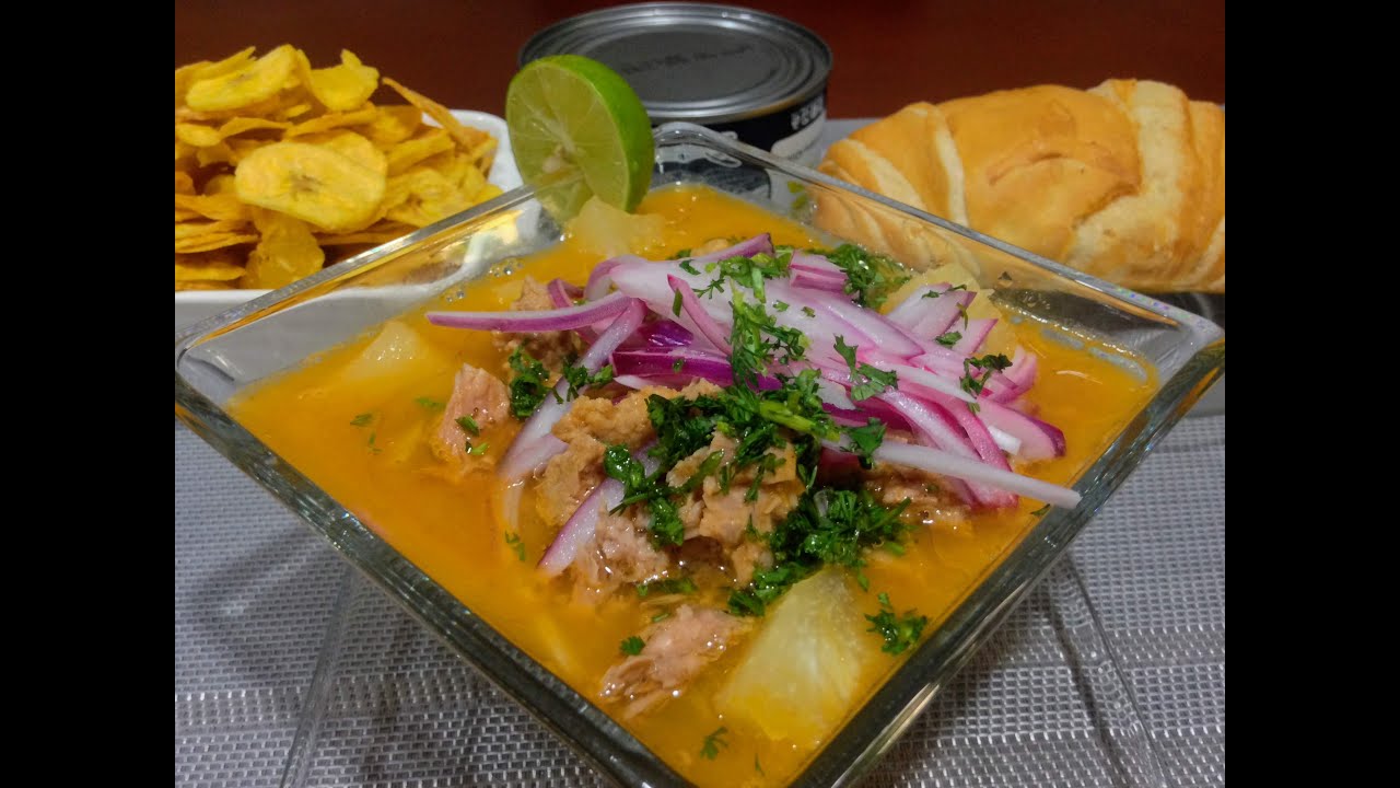 Encebollado de atún (en lata)🇪🇨🇪🇨