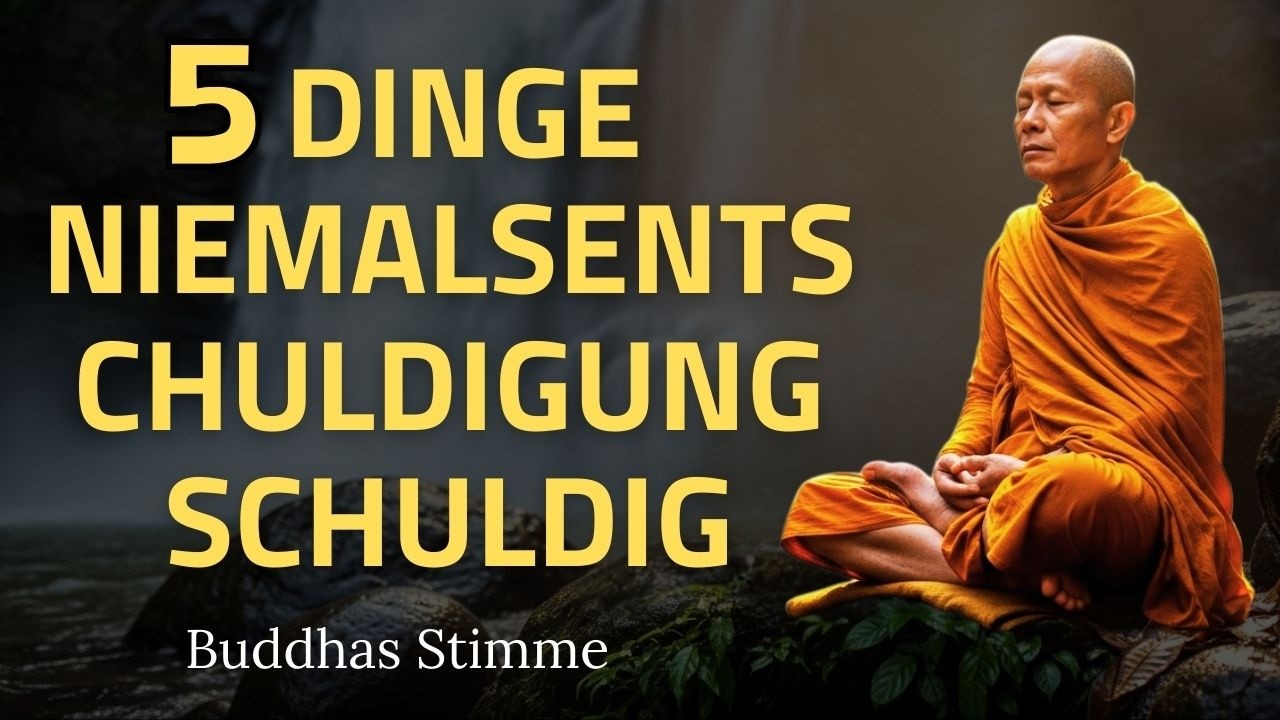 NIEMALS entschuldigen für diese 5 Dinge | Selbstachtung