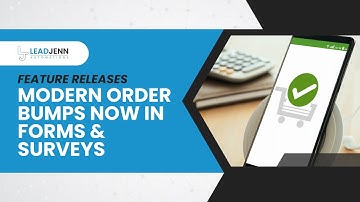 Modern Order Bumps Now in Forms & Surveys