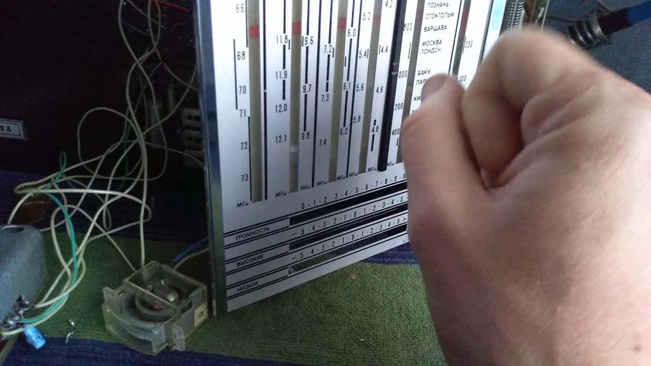 Перестройка УКВ блока УКВ1-1С радиоприемник Рига 104 - YouTube
